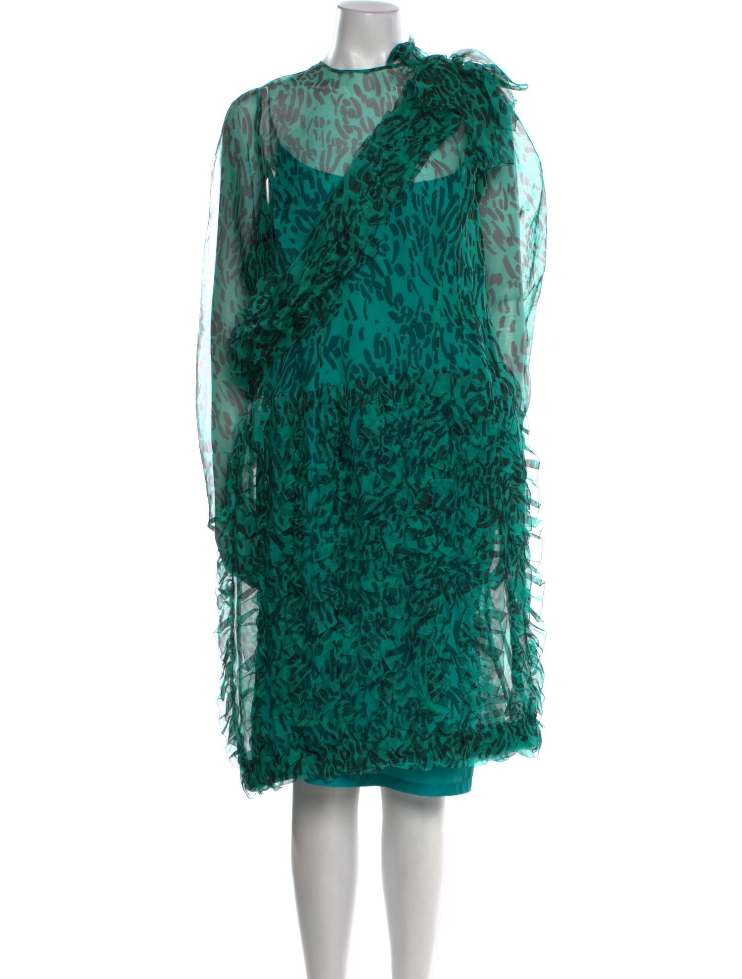 Pauline Trigere Vintage Midi Length Dress