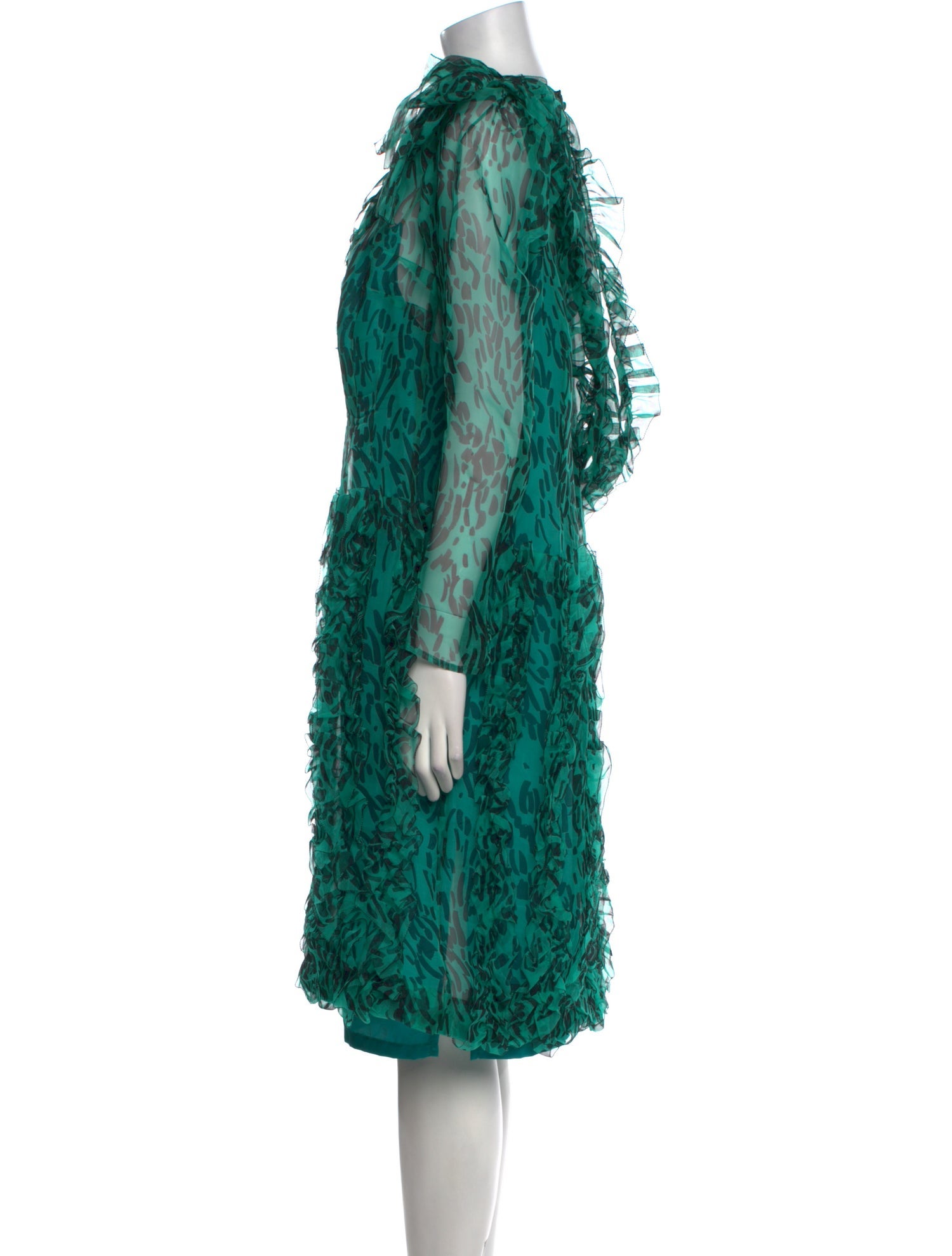 Pauline Trigere Vintage Midi Length Dress