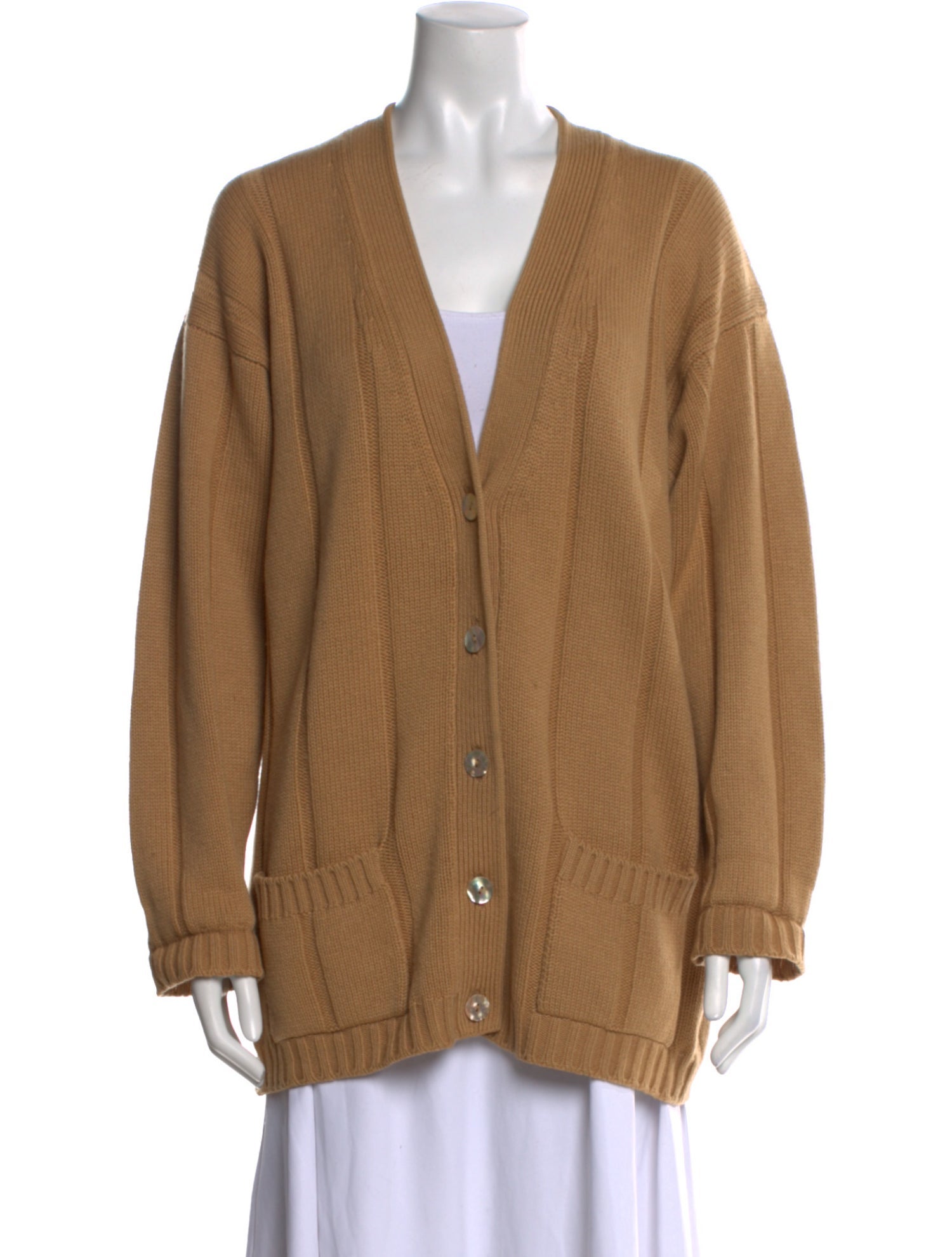 Bergdorf Goodman Cashmere V-Neck Sweater