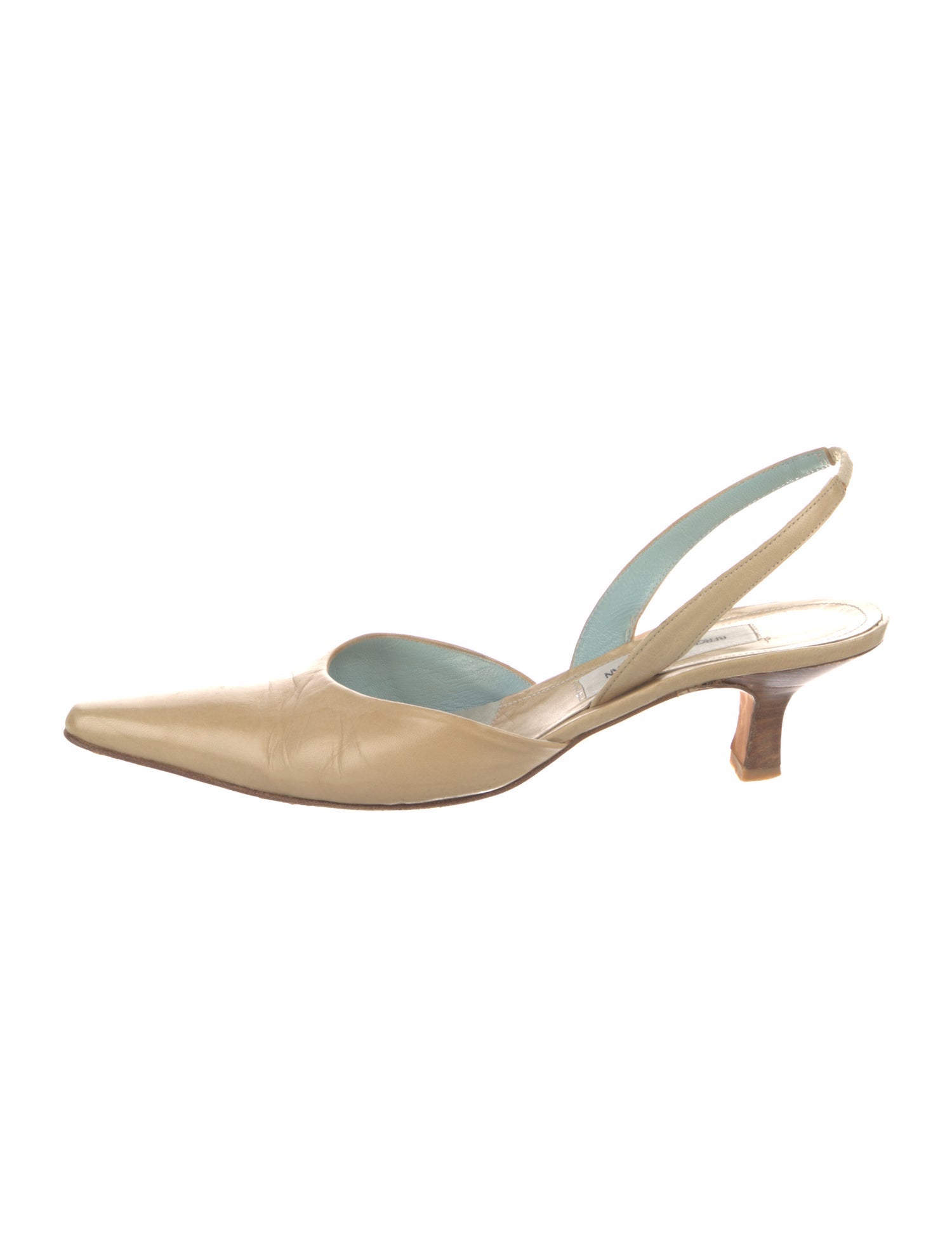 Bergdorf Goodman Leather Slingback Pumps