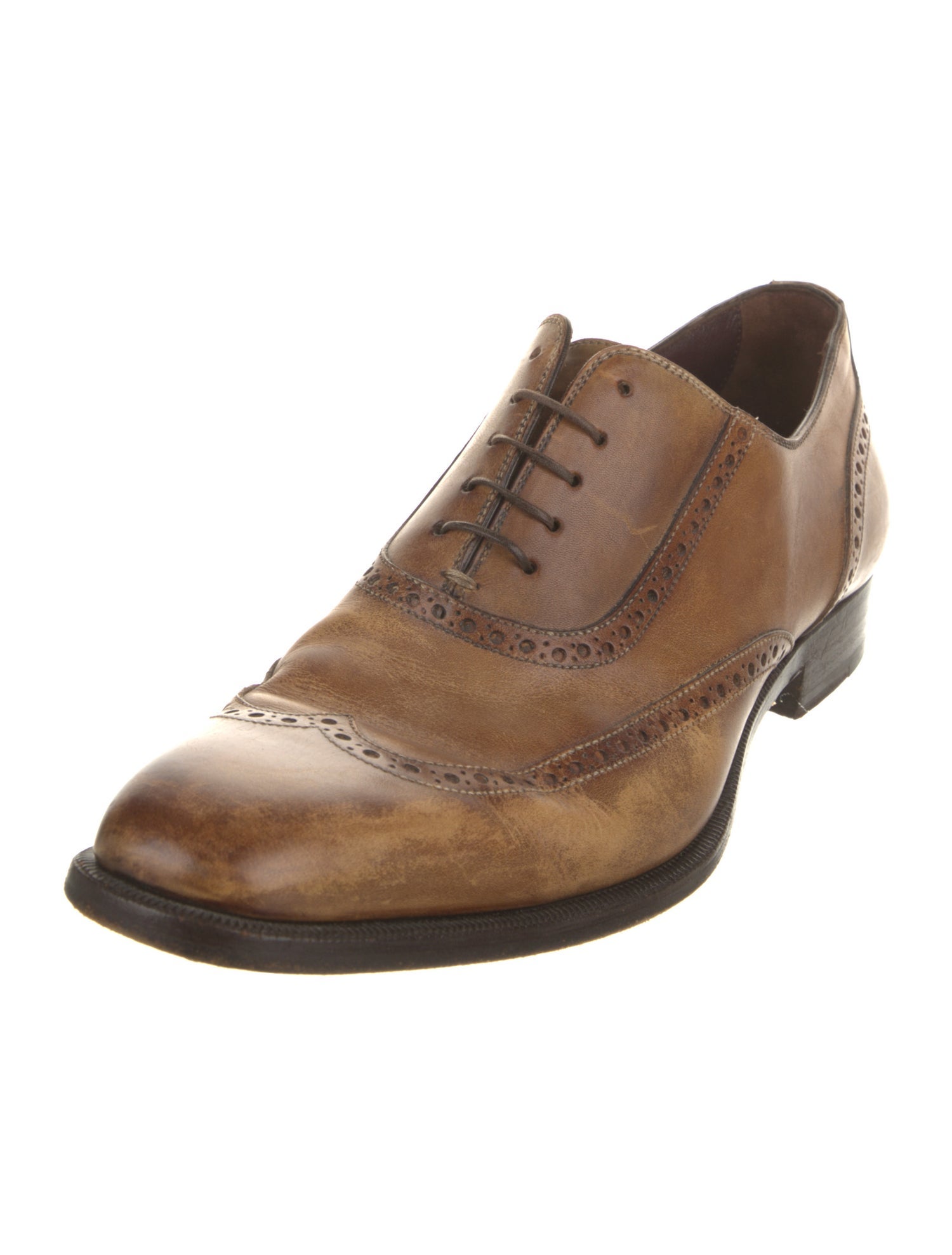 Bergdorf Goodman Leather Brogues