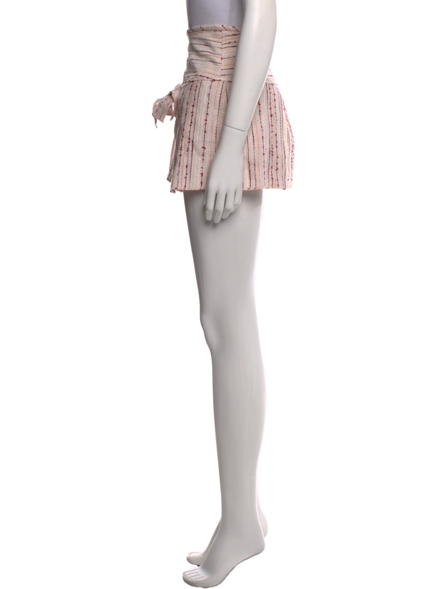 Bergdorf Goodman Striped Mini Skirt