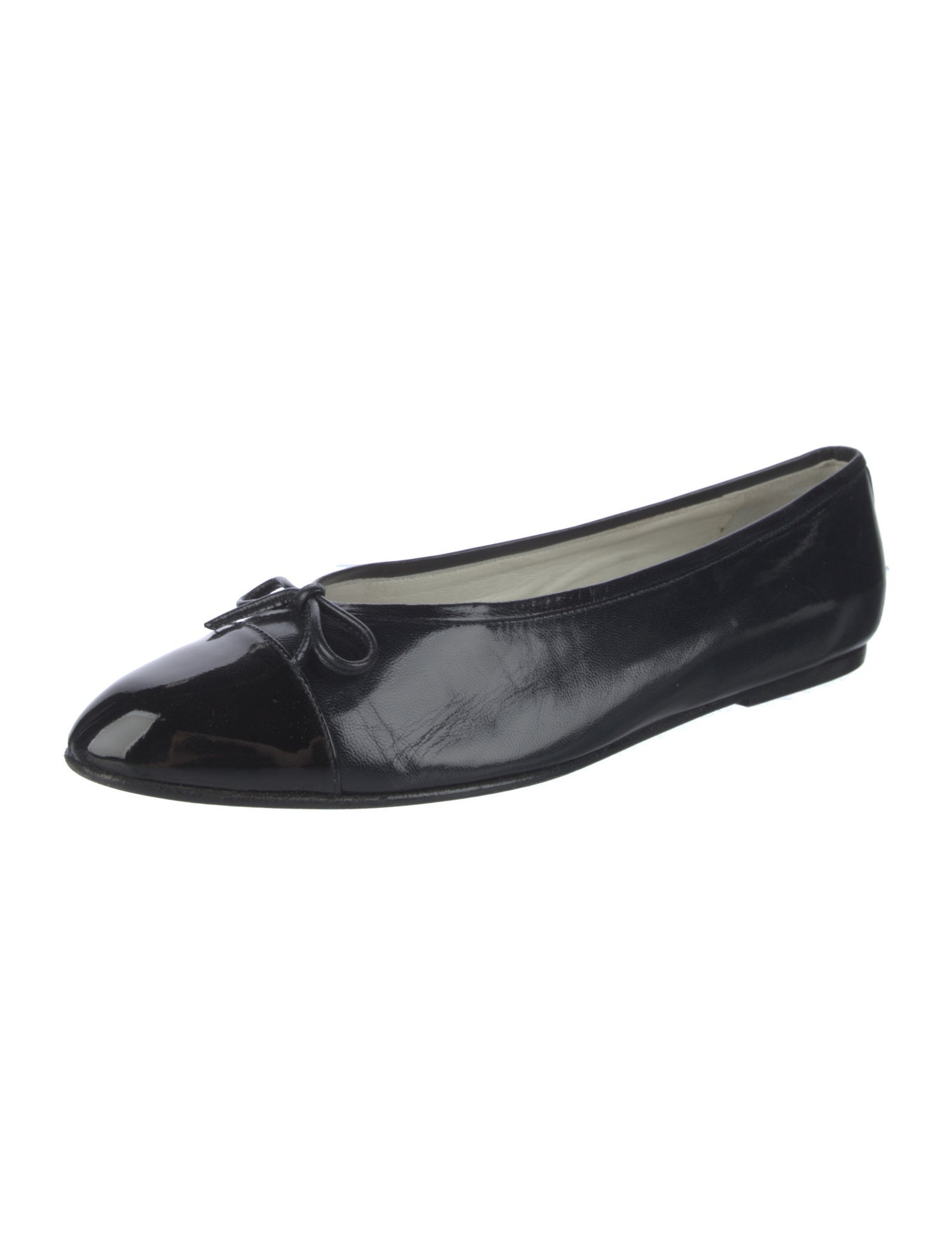 Bergdorf Goodman Vintage Leather Ballet Flats