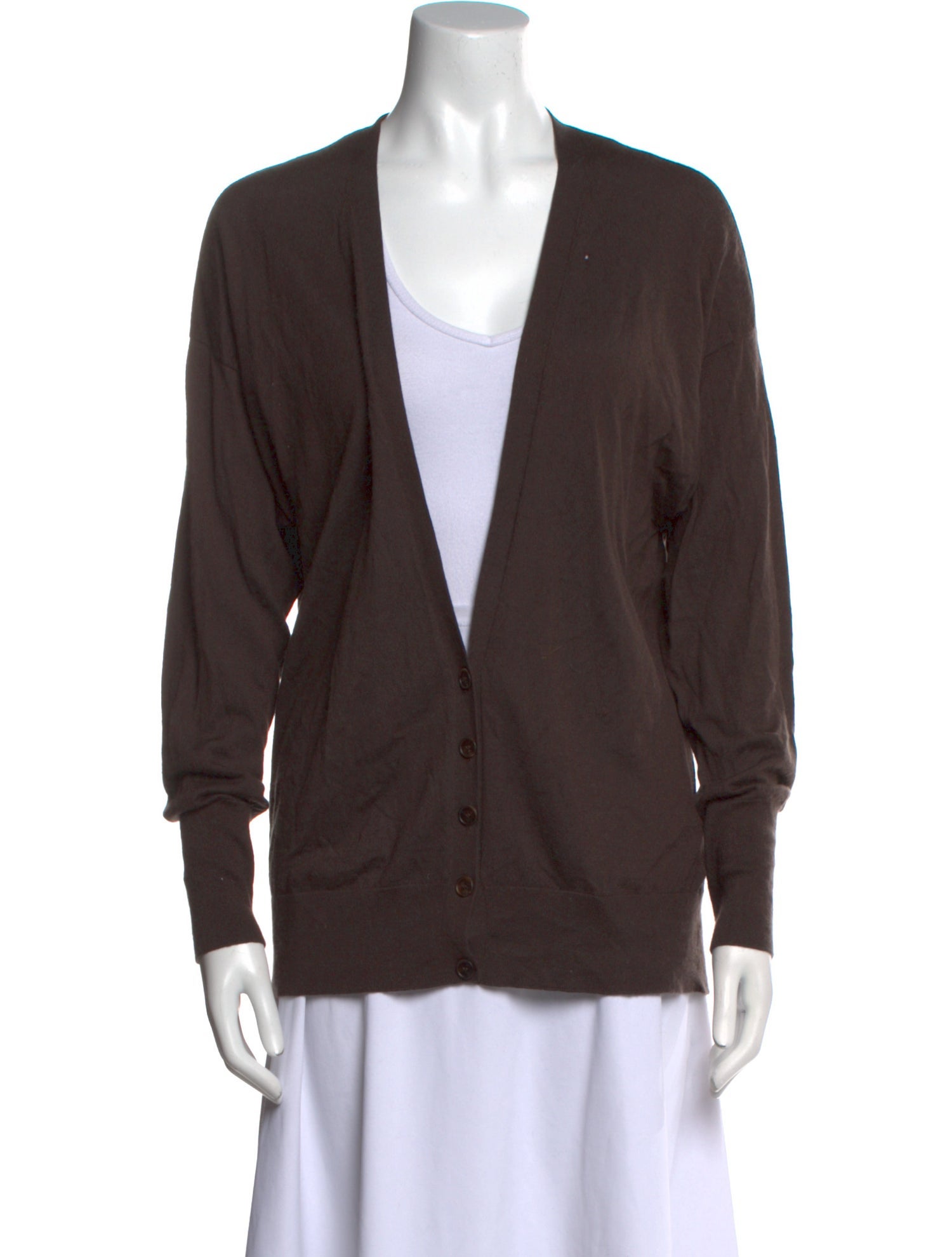 Bergdorf Goodman Cashmere V-Neck Sweater