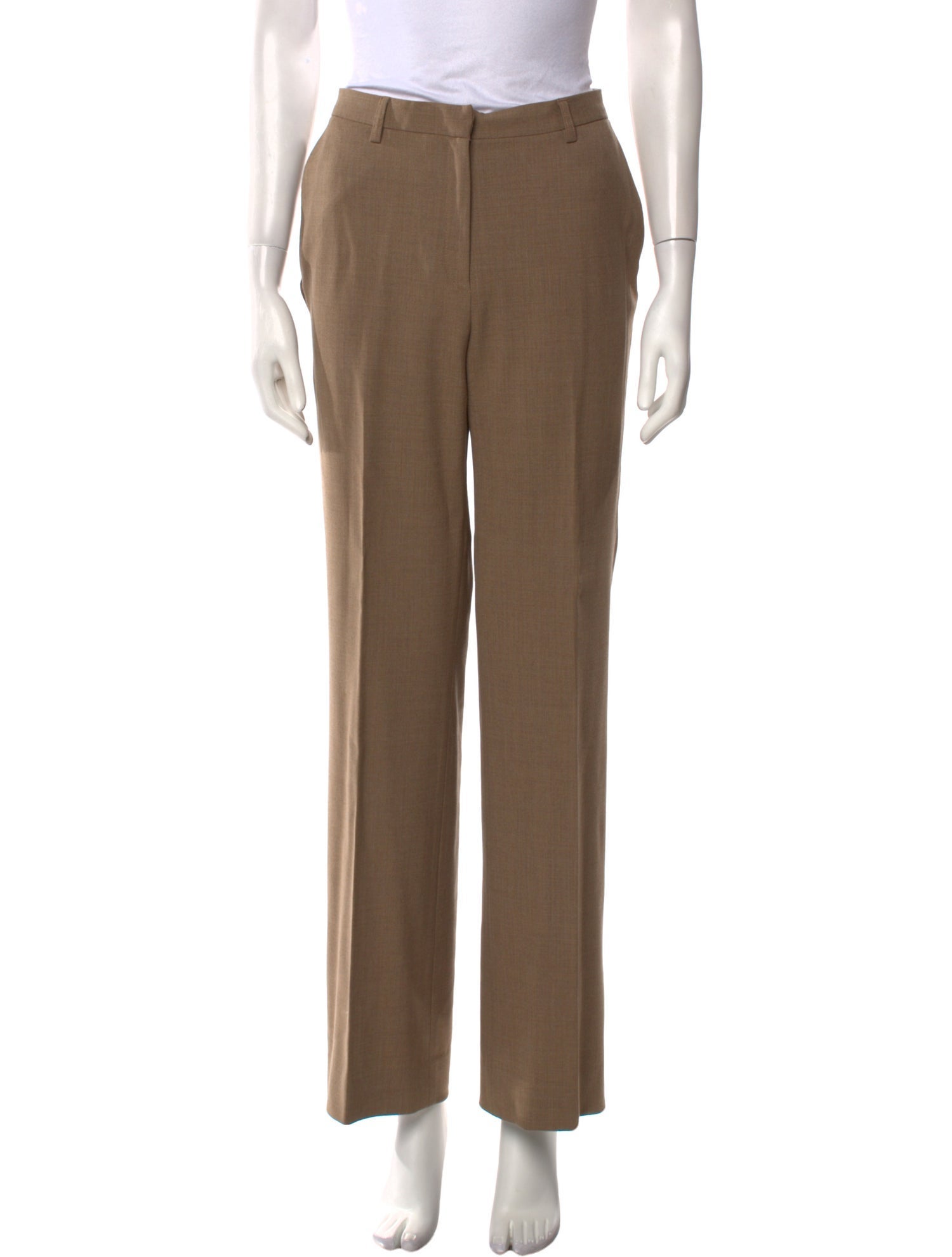 Bergdorf Goodman Wool Wide Leg Pants