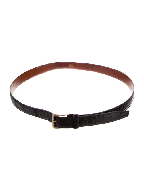 Bergdorf Goodman Embossed Leather Belt