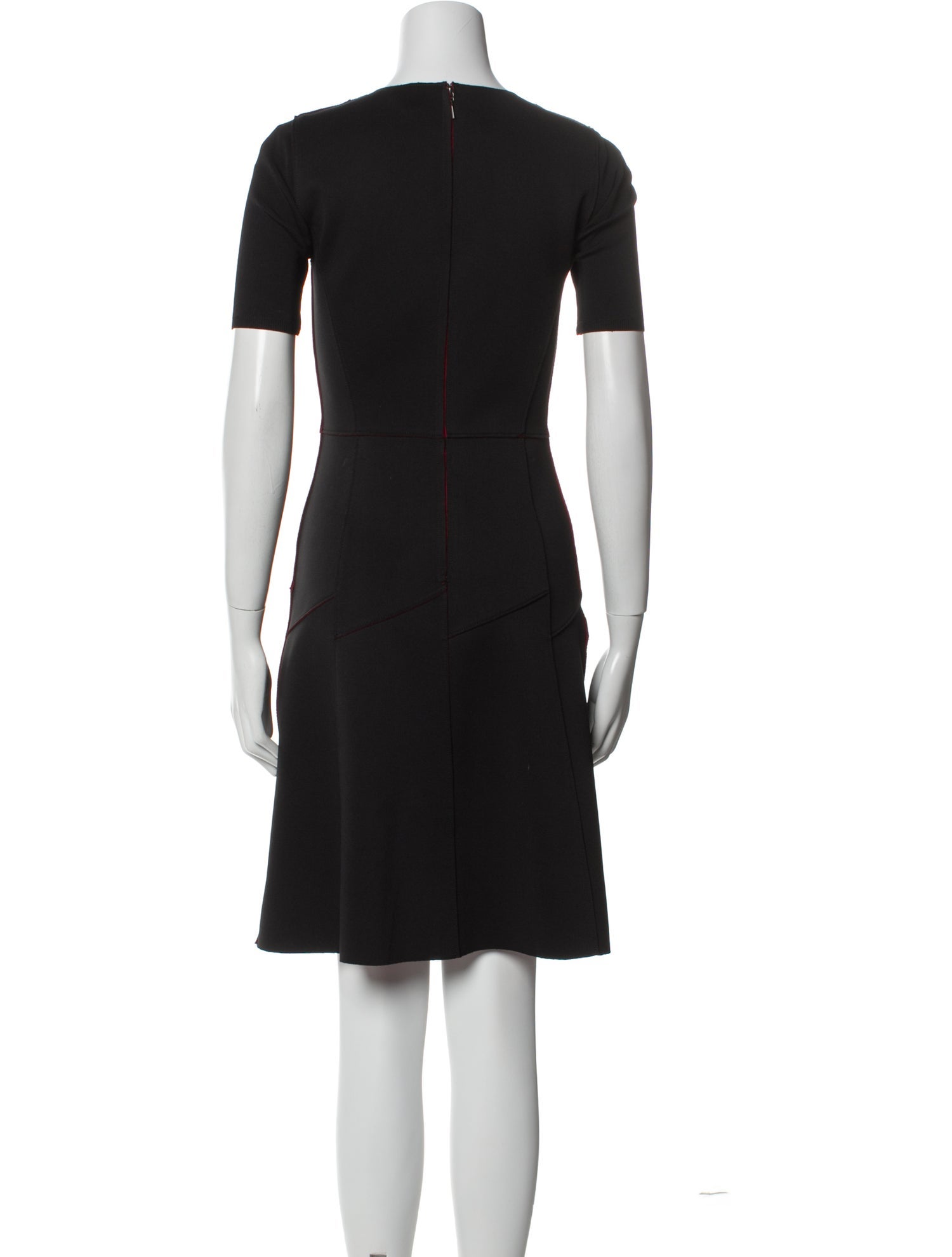 Bergdorf Goodman V-Neck Knee-Length Dress