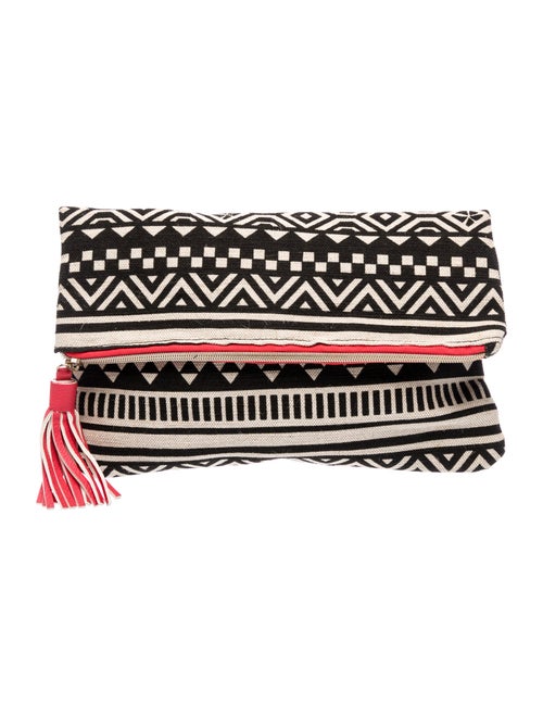 Bergdorf Goodman Canvas Clutch