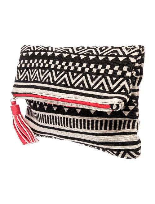 Bergdorf Goodman Canvas Clutch