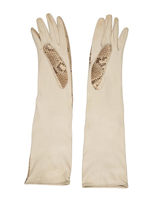 Bergdorf Goodman Python Gloves