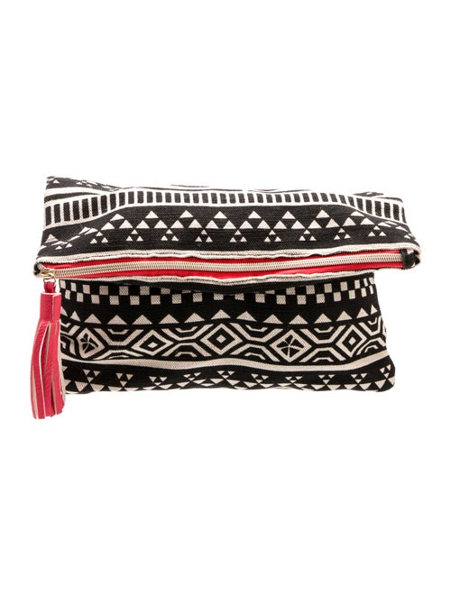 Bergdorf Goodman Canvas Clutch