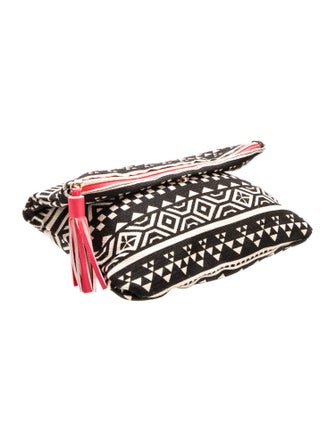 Bergdorf Goodman Canvas Clutch