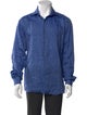 Bergdorf Goodman Linen Long Sleeve Shirt