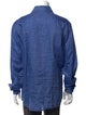 Bergdorf Goodman Linen Long Sleeve Shirt