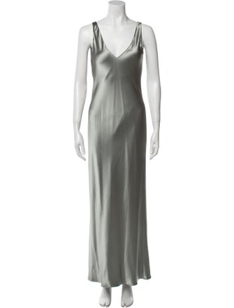 Bergdorf Goodman Silk Long Dress