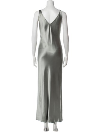 Bergdorf Goodman Silk Long Dress