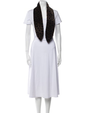 Bergdorf Goodman Animal Print Scarf