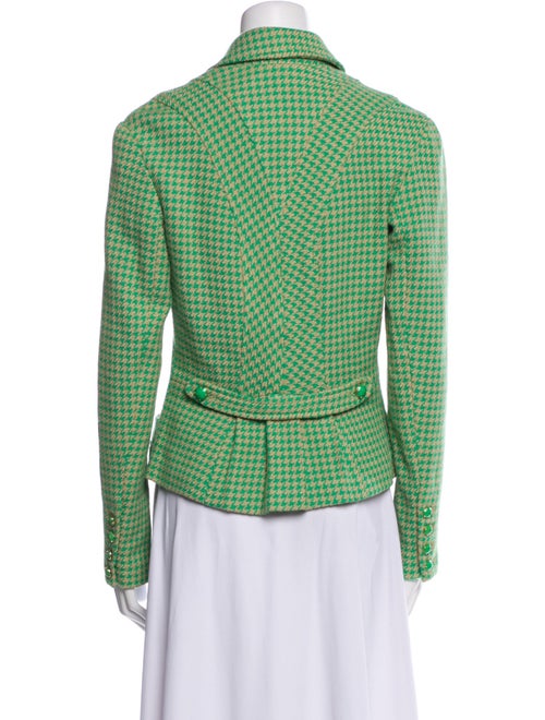 Bergdorf Goodman Houndstooth Print Evening Jacket