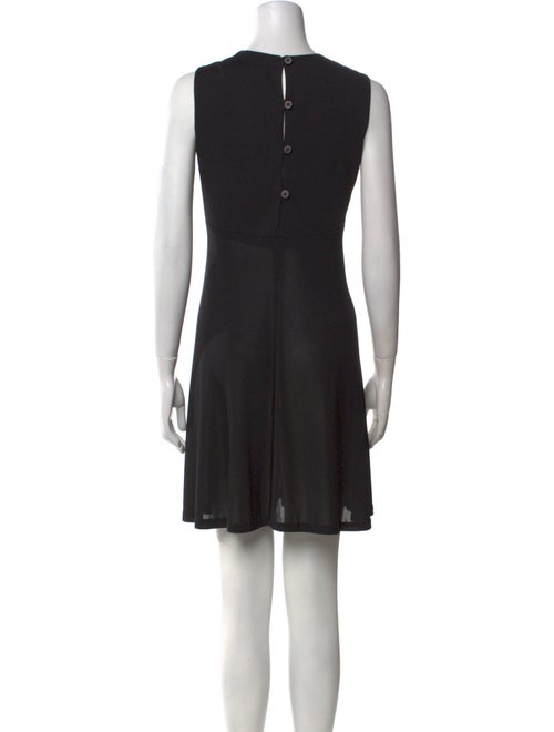 Bergdorf Goodman Crew Neck Mini Dress