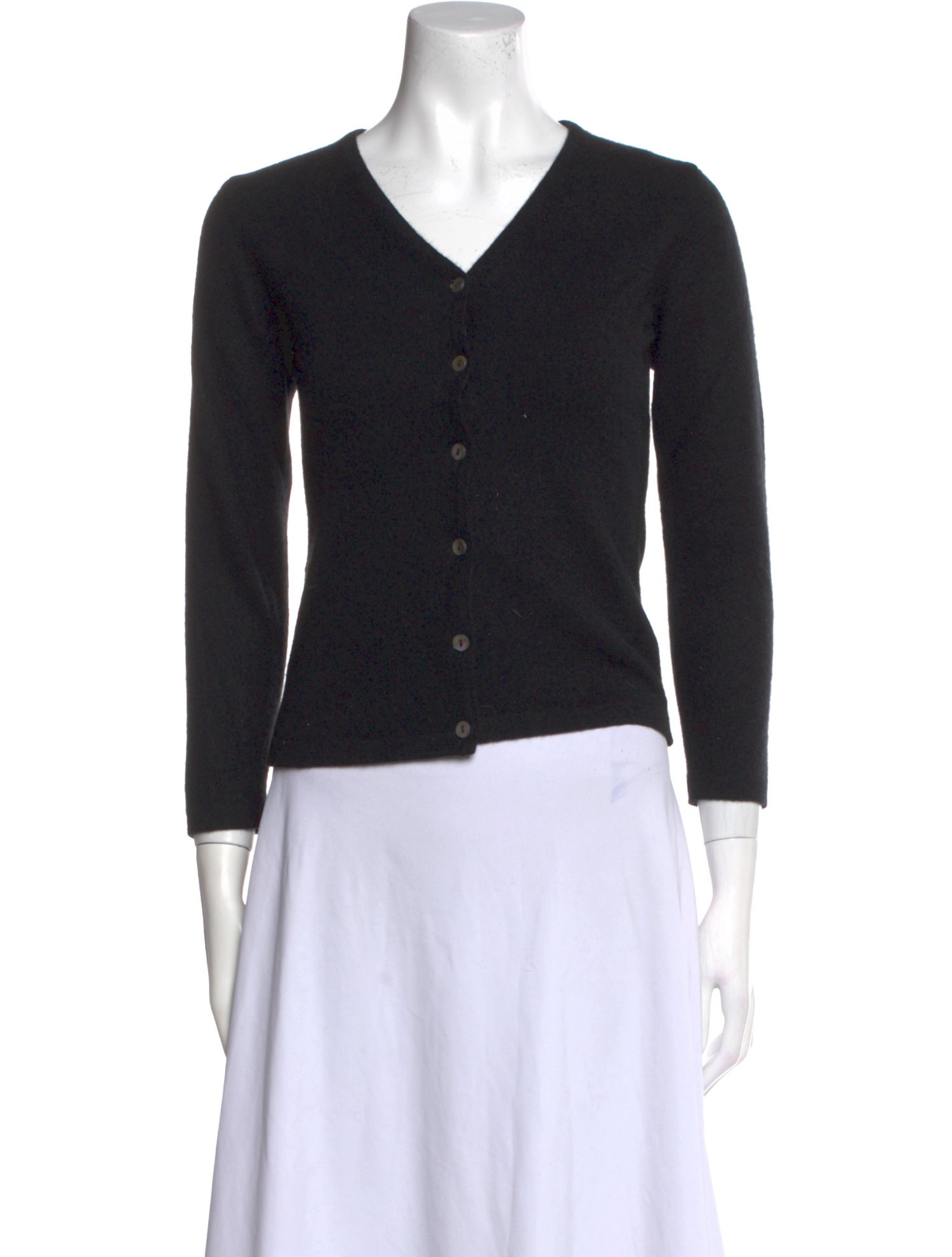 Bergdorf Goodman Cashmere V-Neck Sweater