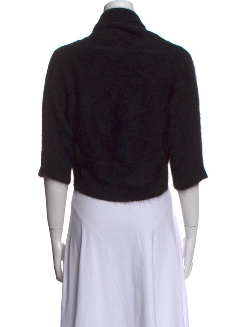 Bergdorf Goodman Angora Open Front Sweater