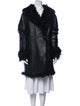 Bergdorf Goodman Leather Fur Coat