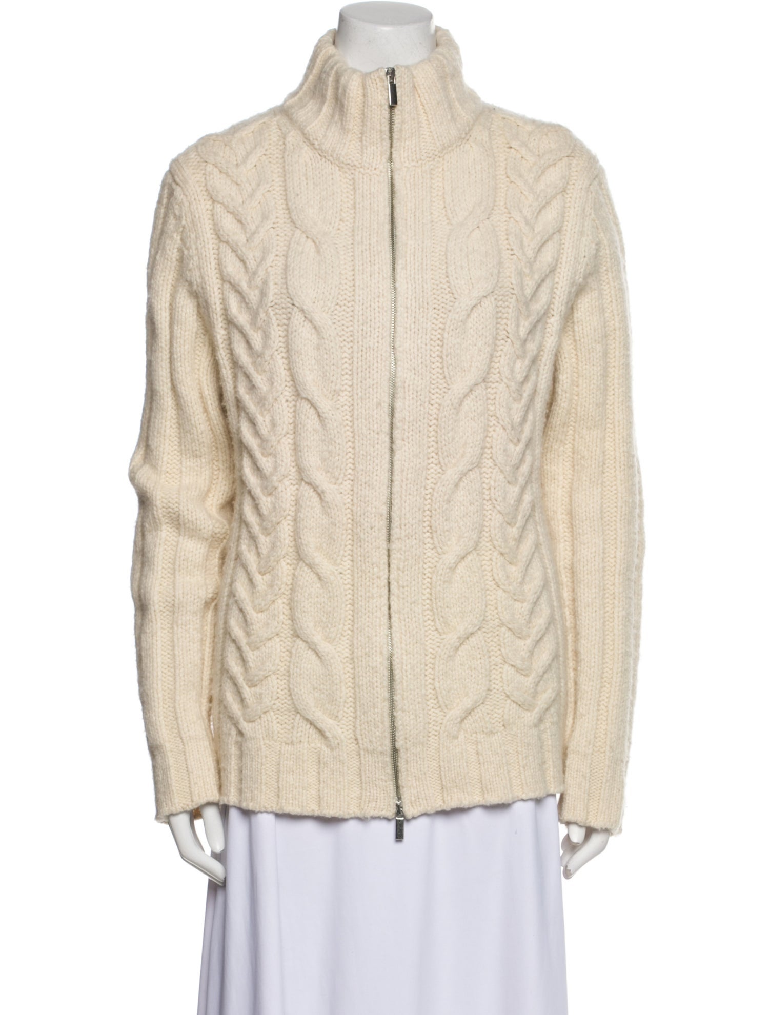 Bergdorf Goodman Wool Mock Neck Sweater