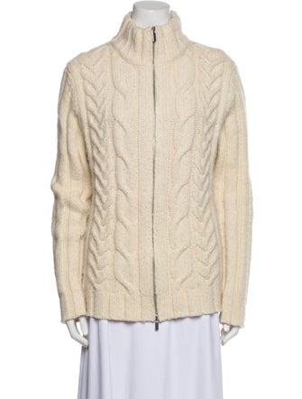 Bergdorf Goodman Wool Mock Neck Sweater