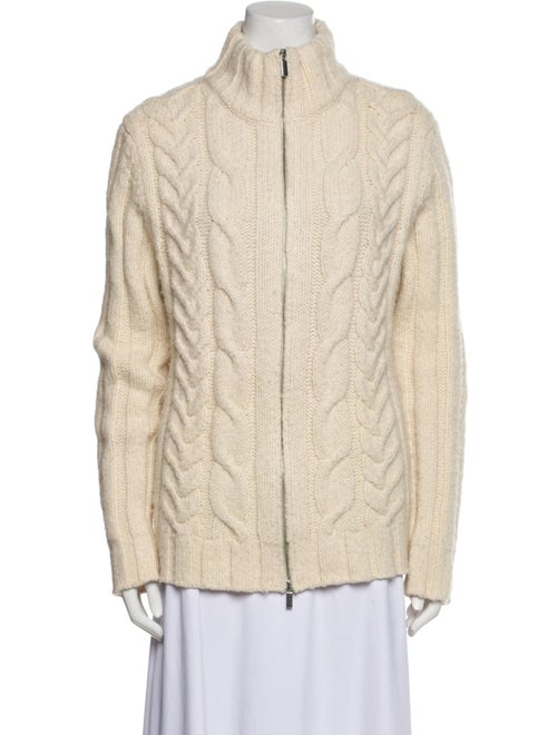 Bergdorf Goodman Wool Mock Neck Sweater