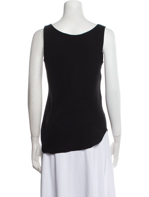 Bergdorf Goodman Silk Scoop Neck Top
