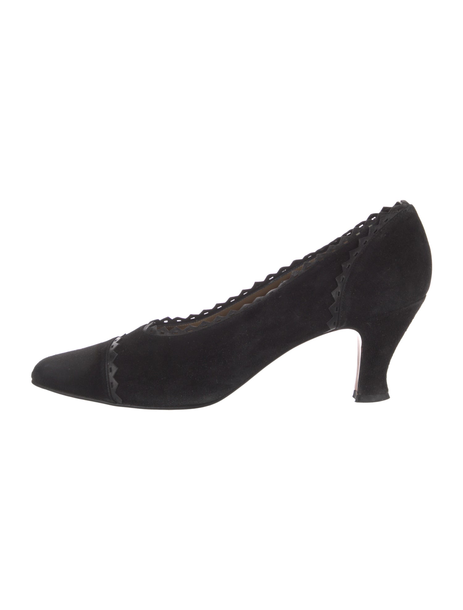 Bergdorf Goodman Suede Pumps