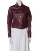 Bergdorf Goodman Calf Leather Biker Jacket