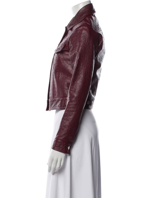 Bergdorf Goodman Calf Leather Biker Jacket