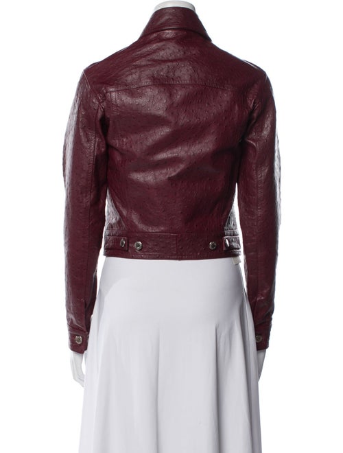 Bergdorf Goodman Calf Leather Biker Jacket