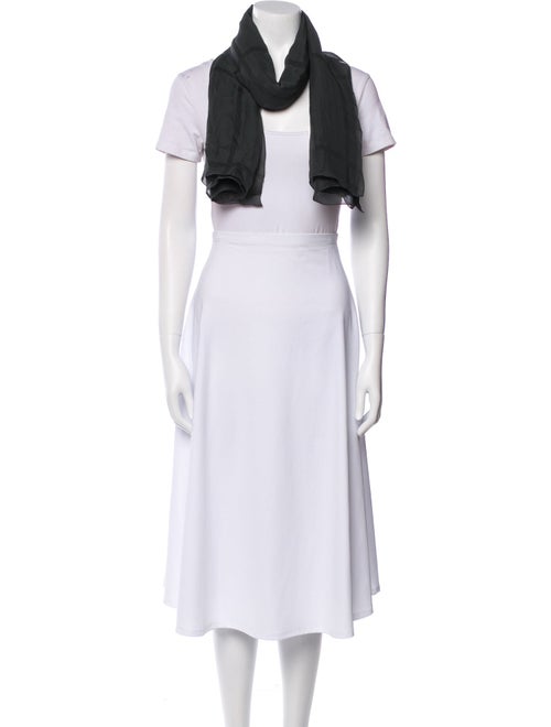 Bergdorf Goodman Silk Plaid Print Scarf