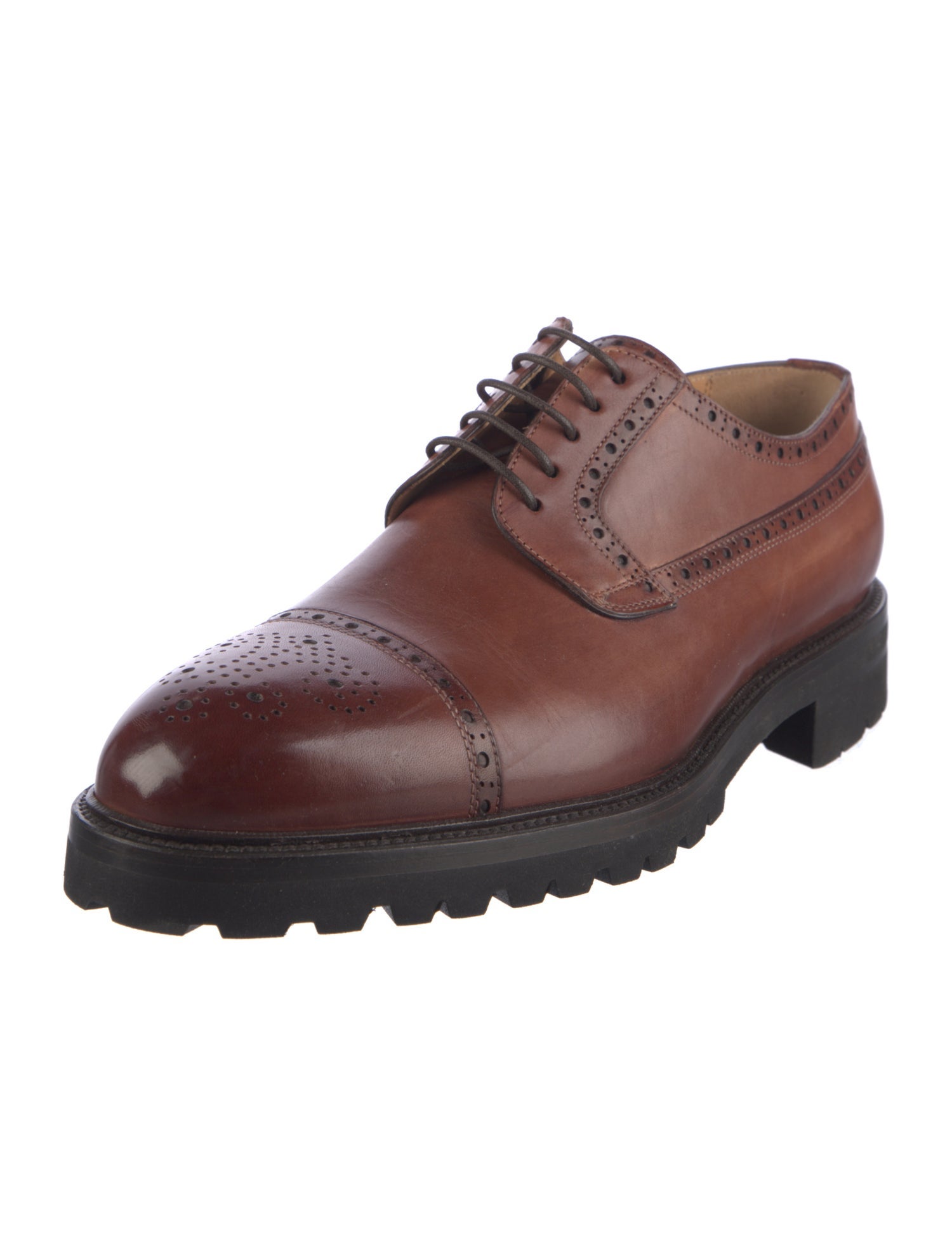Bergdorf Goodman Leather Brogues