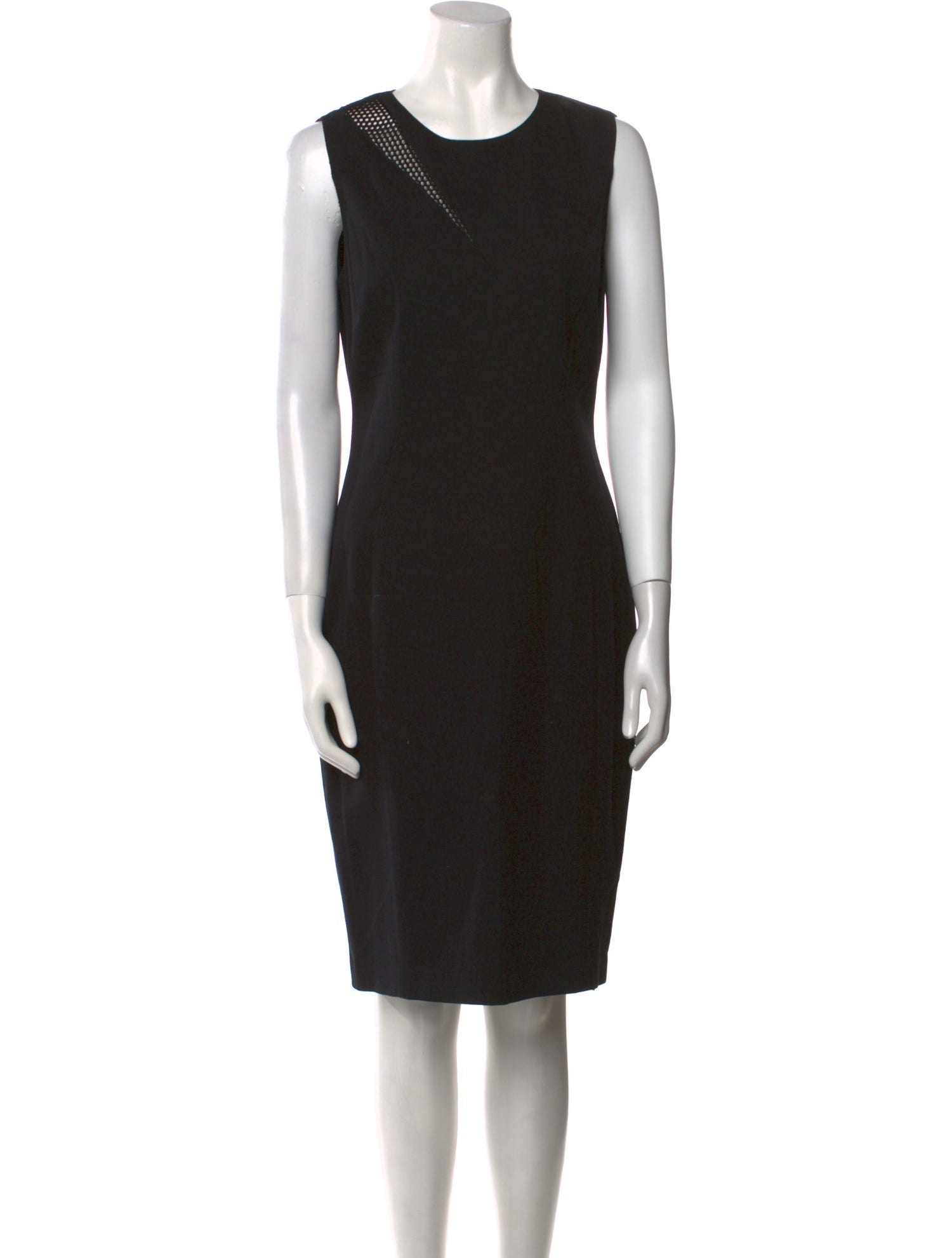 Bergdorf Goodman Crew Neck Knee-Length Dress