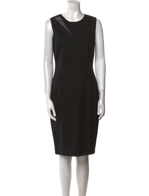 Bergdorf Goodman Crew Neck Knee-Length Dress