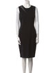 Bergdorf Goodman Crew Neck Knee-Length Dress