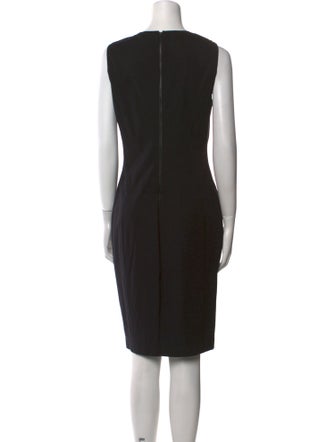 Bergdorf Goodman Crew Neck Knee-Length Dress