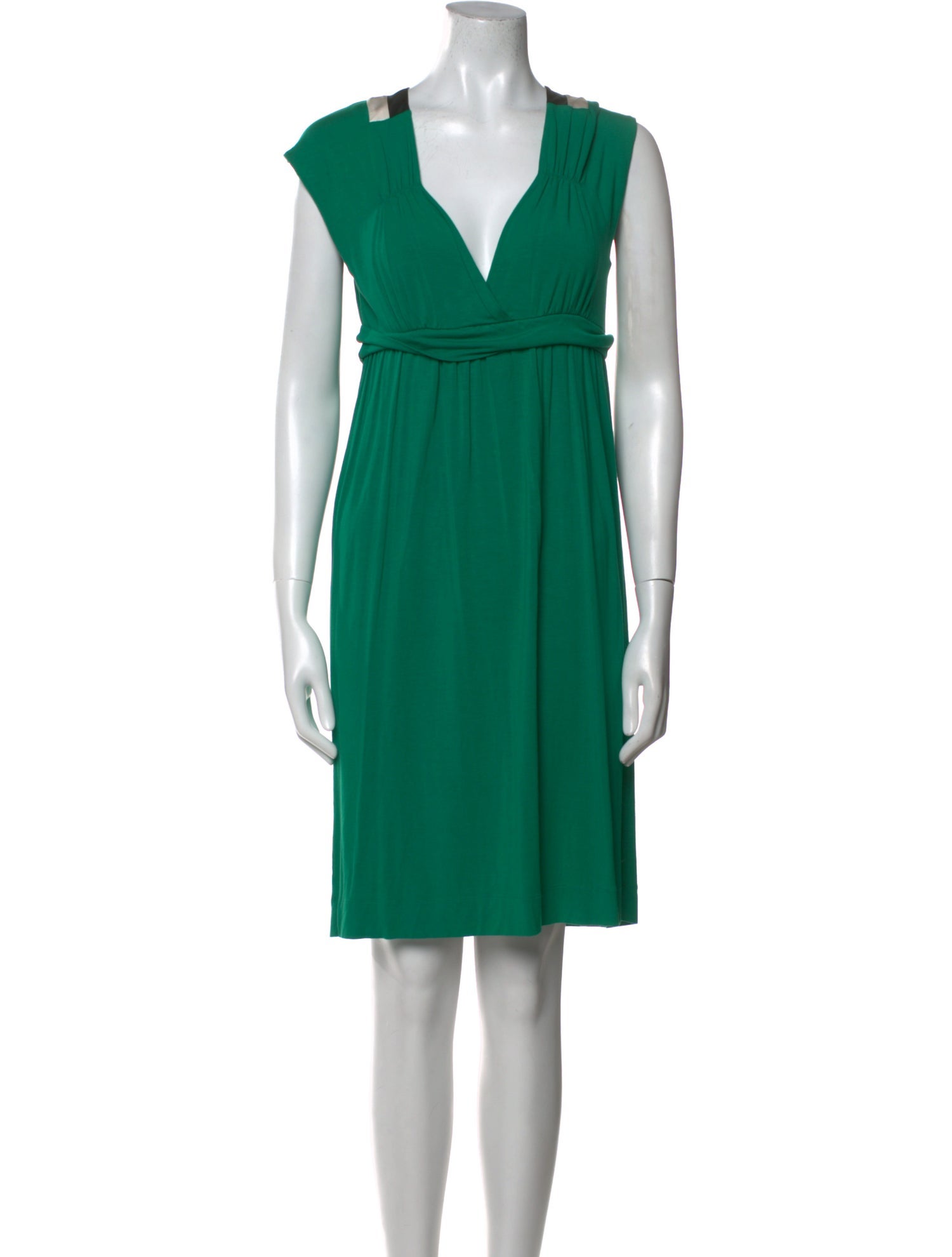 Bergdorf Goodman V-Neck Mini Dress
