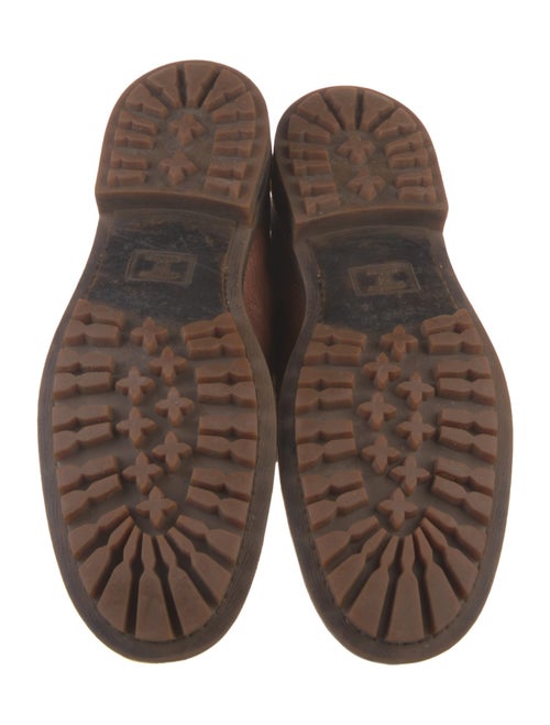 Bergdorf Goodman Leather Lace-Up Boots