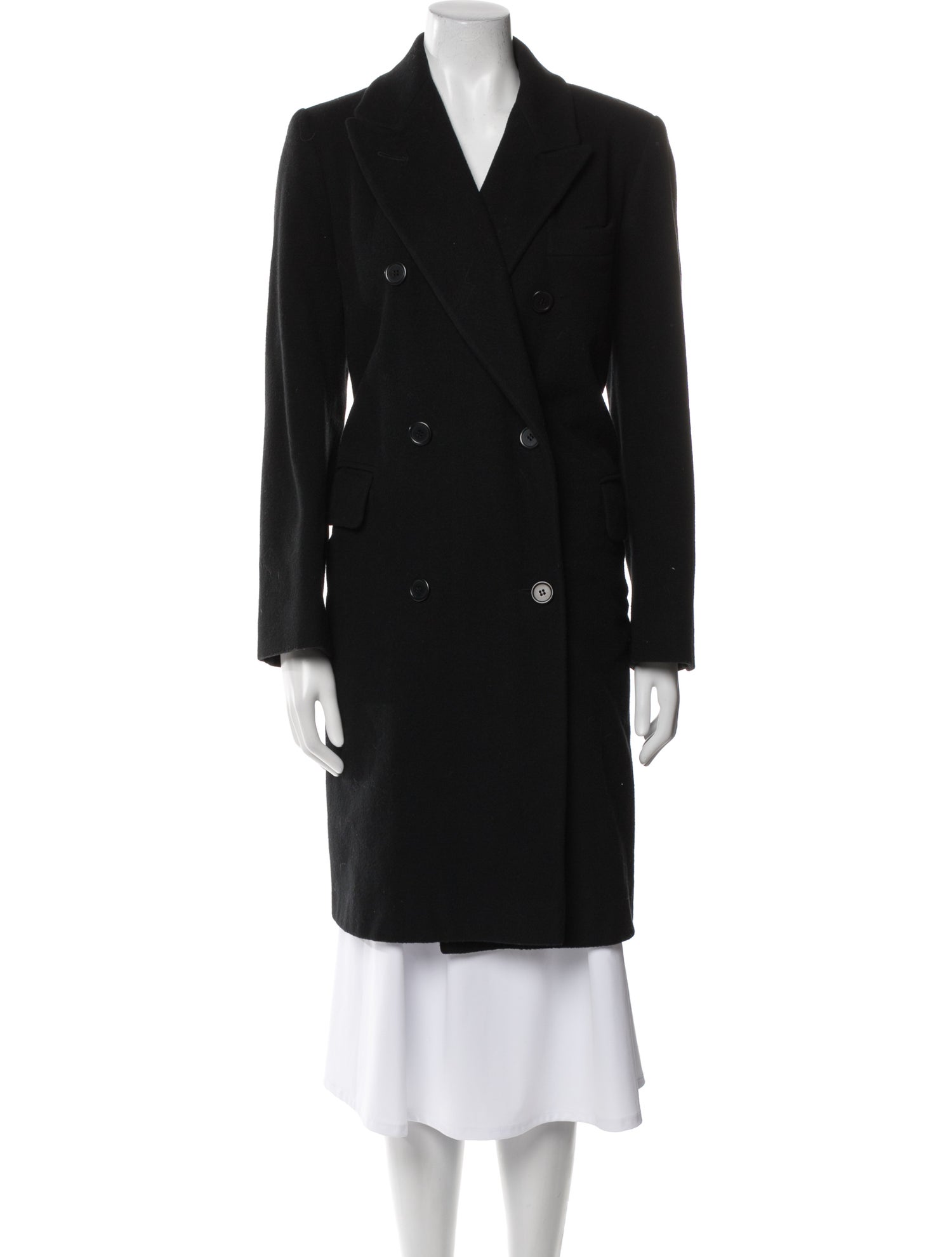Bergdorf Goodman Wool Peacoat