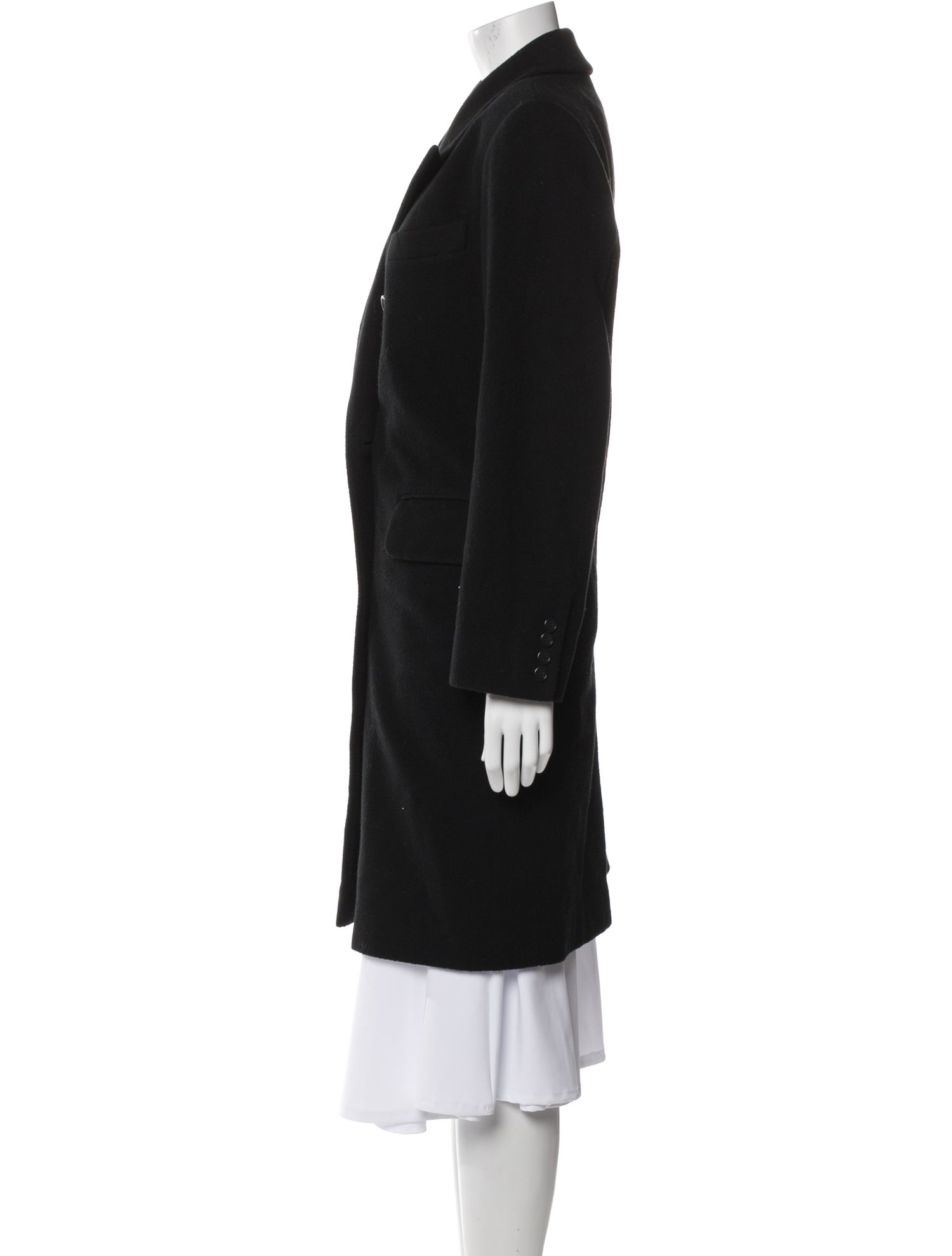 Bergdorf Goodman Wool Peacoat