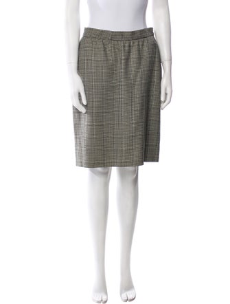 Bergdorf Goodman Houndstooth Print Mini Skirt