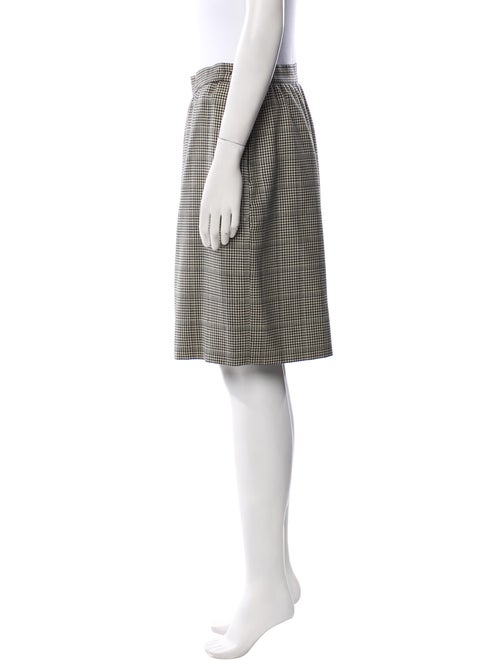 Bergdorf Goodman Houndstooth Print Mini Skirt