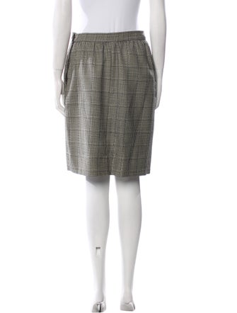 Bergdorf Goodman Houndstooth Print Mini Skirt