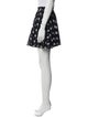 Bergdorf Goodman Polka Dot Print Mini Skirt