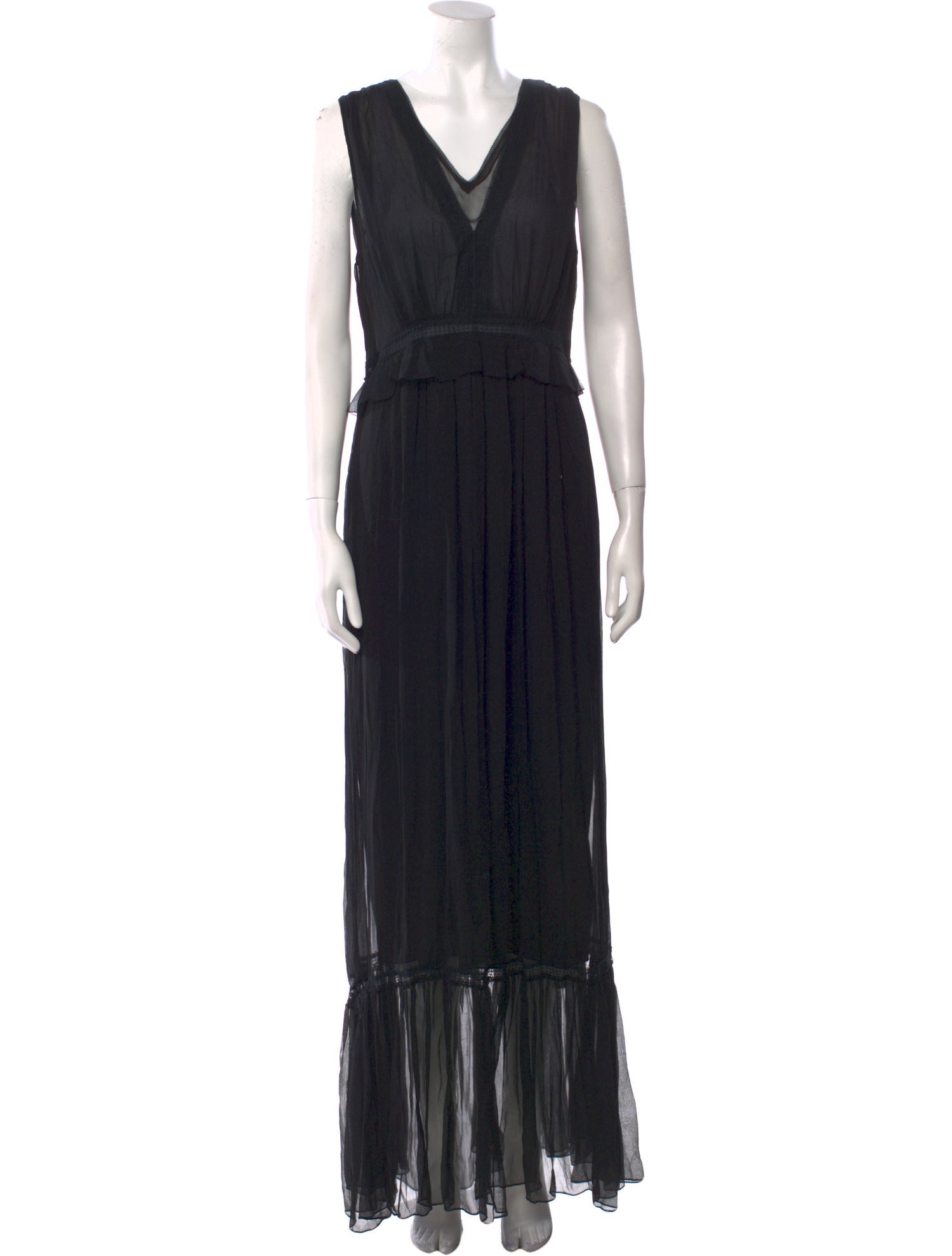 Bergdorf Goodman Silk Long Dress