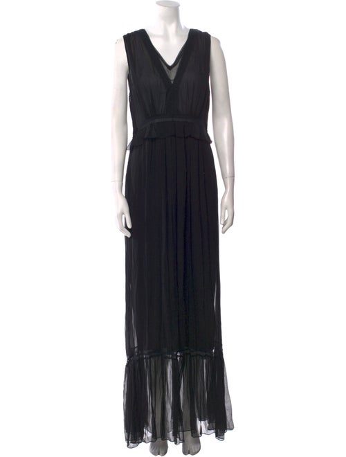 Bergdorf Goodman Silk Long Dress